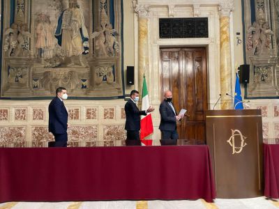 Consultazioni: Bonaccini incontra il Presidente Draghi 10.02.2021
